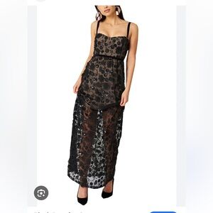 For Love and Lemons Beatrice Strappy Maxi Dress